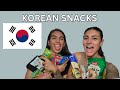 EATING BIZARRE KOREAN SNACKS (that we brought from Seoul)