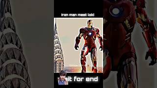 Iron man meet loki loki fight withiron man #marvel #tonystark