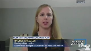 American Families Plan Grows Federal Control, Undermines Family Choice | Rachel Greszler on CSPAN