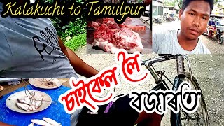 Assamese Vlog Video||Market Vlog||Village Vlog||Fish and Pig||Kalakuchi to Tamulpur Vlog Video