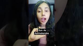 SUN AS AATMAKARAKA