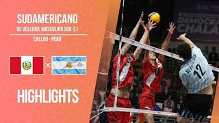 PERÚ 🆚 ARGENTINA: [4K] Highlights del Sudamericano de voley Sub-21 - ¡Intenso partido!