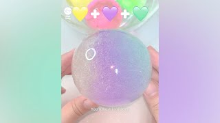 💛+💜+💚초초대왕개구리알🐸테이프풍선 만들기 ASMR🎧