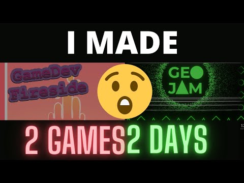 I participated in 2 game jams at the same time – I completed 2 games in 48 hours