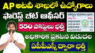 AP Forest Beat Officer Notification 2025 || APPSC FBO Recruitment 2025