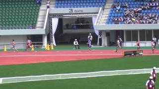 長崎国体少年男子A400m予選1組小林廉太朗47.32 Rentaro KOBAYASHI 1st