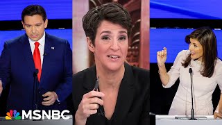 'They clearly hate each other': Maddow on Haley and DeSantis bringing fire in GOP debate