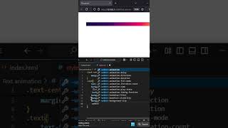 🔥 Text Colour Animation with just HTML & CSS! #coding #lifeisbutadream #python