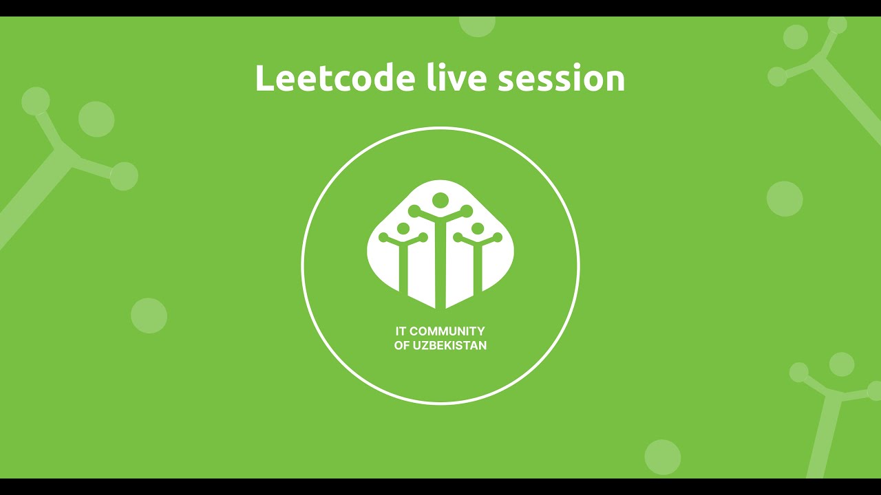 Leetcode Live Session 2 Youtube