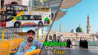 Attractive Tourism BUS in Madina  🚌 12 Ziyarat Places & More Tourist Spots in Madinah Saudi Arabia