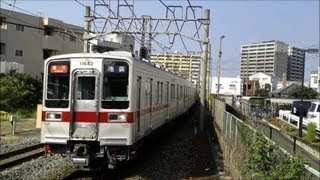 東武東上線10030系急行池袋行き　東松山駅到着