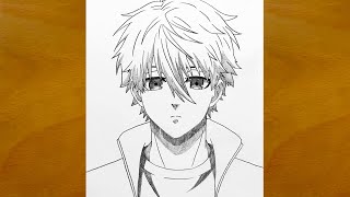 How to Draw Nagi Seishiro from Blue Lock || Step-by-Step Anime Sketch