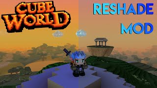 Change The Look Of Cube World! Reshade Mod Review & How To Install!