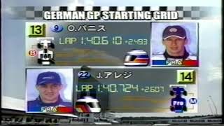 2001年F1 第12戦 ドイツGP スターティンググリッド