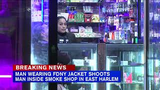 Man dies after being shot in the head in Harlem smoke shop