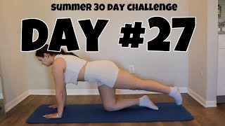 Day #27 Summer Body 30 Day Workout Challenge Beginner Friendly At Home