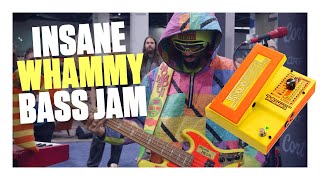 MonoNeon Demos His Signature DigiTech Whammy and Shreds His Fender Jazz Bass at NAMM 2025