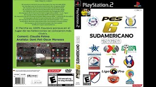 NOVO PES 6 SULAMERICANO 2020 PS2 REMASTER CONFERINDO O GAME