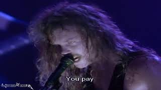 Metallica - And Justice For All [Live Seattle 1989 DVD] (W/ Lyrics)