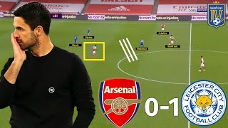 Arteta's 2-3-5 Tactical Issues Against Rodgers | Arsenal vs Leicester City 0-1 | Tactical Analysis