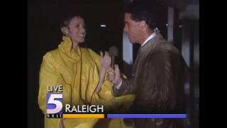 Debra Morgan and Jim Payne Report During Hurricane Fran - WRAL News