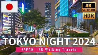 【4K HDR】東京駅日本橋口から銀座まで夜散歩してみた | 2024年10月