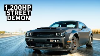 8 Second Street Car: 1,200hp Dodge Challenger Demon Driven by Leah Pritchett