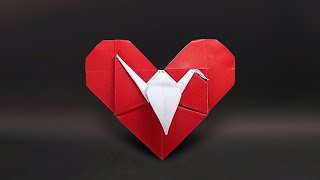 Origami Crane Heart - How to Fold