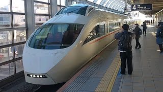 【初のYoutuber団臨】小田急ロマンスカーVSE50001編成  団8003レ  VSEで行く、夢の共演ツアーwith鉄道系YouTuberツアー  海老名行き　送り込み回送　経堂(4番線)到着