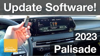 2023 Hyundai Palisade 12.3" Navigation Update Changes | New Radio Screen!