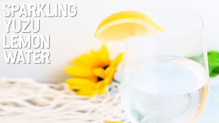 Sparkling Yuzu Lemon Water