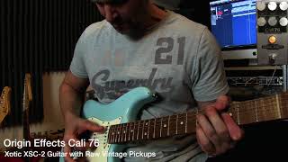 Quick video: Origin Effects Cali 76 in front of Kemper (Michael Britt profile)