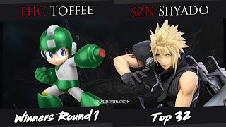 FGFD - Toffee (Mega Man) Vs. Shyado (Cloud) - Top 32 - SSBU