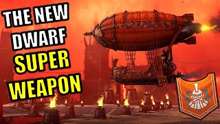 The Dwarfs Thunderbarge is a SUPER WEAPON - Thrones of Decay DLC - Total War Warhammer 3