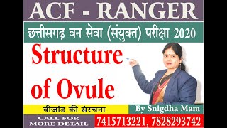 बीजाण्ड की संरचना | Structure Of Ovule | CG ACF\\Ranger