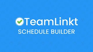 TeamLinkt League Schedule Builder Overview