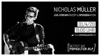 Nicholas Müller (Jupiter Jones) • Rettet die Popkultur RLP • Spendenaktion & Live-Stream Konzert