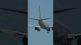 ソラシドエアB-737(JA811X)羽田空港着陸