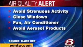 Maine DEP Issues Coastal Air Quality Alert