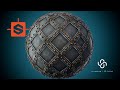 TIMELAPSE | Substance Designer Tutorial l Stylized Metal with Rivets