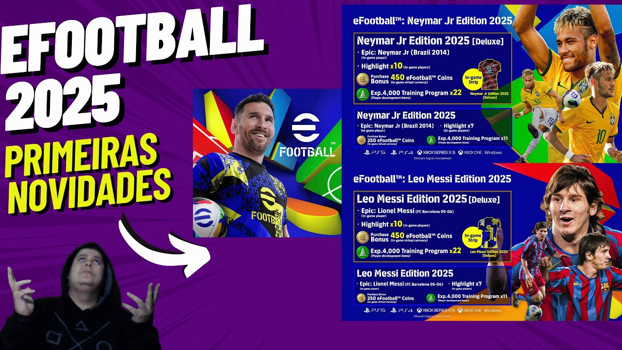 Efootball 2025 Primeiras Novidades Youtube Efootball 2025 Primeiras Novidades Youtube