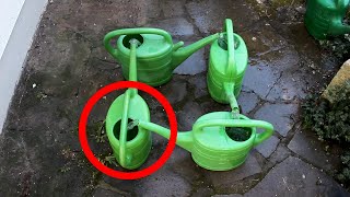 How To Make an infinite loop using watering cans | Self-Starting Siphon | Perpetuum Mobile ASMR