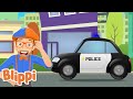 Blippi | Police Car Song | Educational Videos for Toddlers | Cars for Children