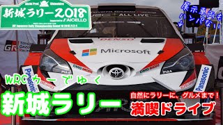 【ドライブ旅】WRCカーでゆく、新城ラリー2018 満喫ドライブ！自然にラリーに、グルメまで！