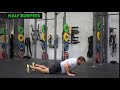 half burpees crossfit invictus