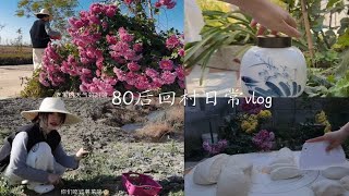 80后回娘家的日常！2天挖了200米地，小院儿里竟然还有这番景象？8