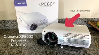 Crenova XPE660 Video Project RAPID REVIEW! - Great Value Projector!