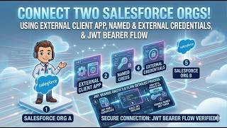Connect Two Salesforce Org | External Client App (JWT Bearer Flow) + Named & External Credentials