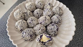 Ube buchi with cheese | Buchi recipe