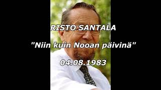 Risto Santala - Niin kuin Nooan päivinä